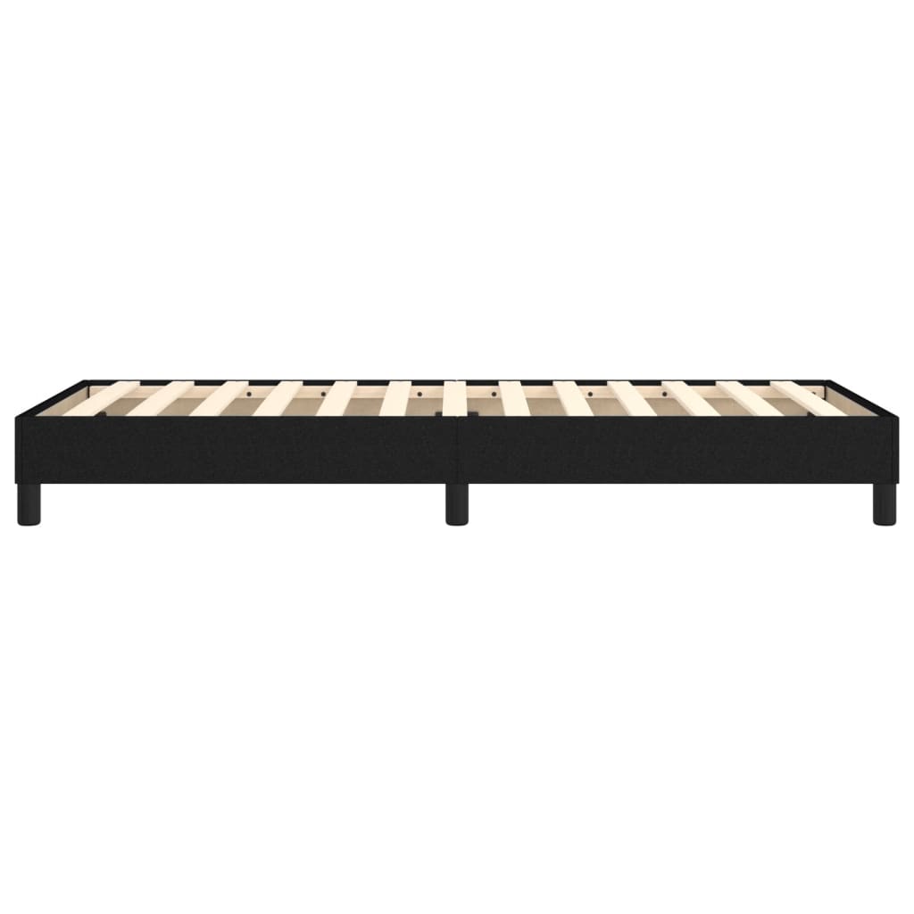 Estructura de cama sin colchón tela negro 90x190 cm v1394 - Vetonek