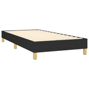 Estructura de cama sin colchón tela negro 90x190 cm v2377 - Vetonek