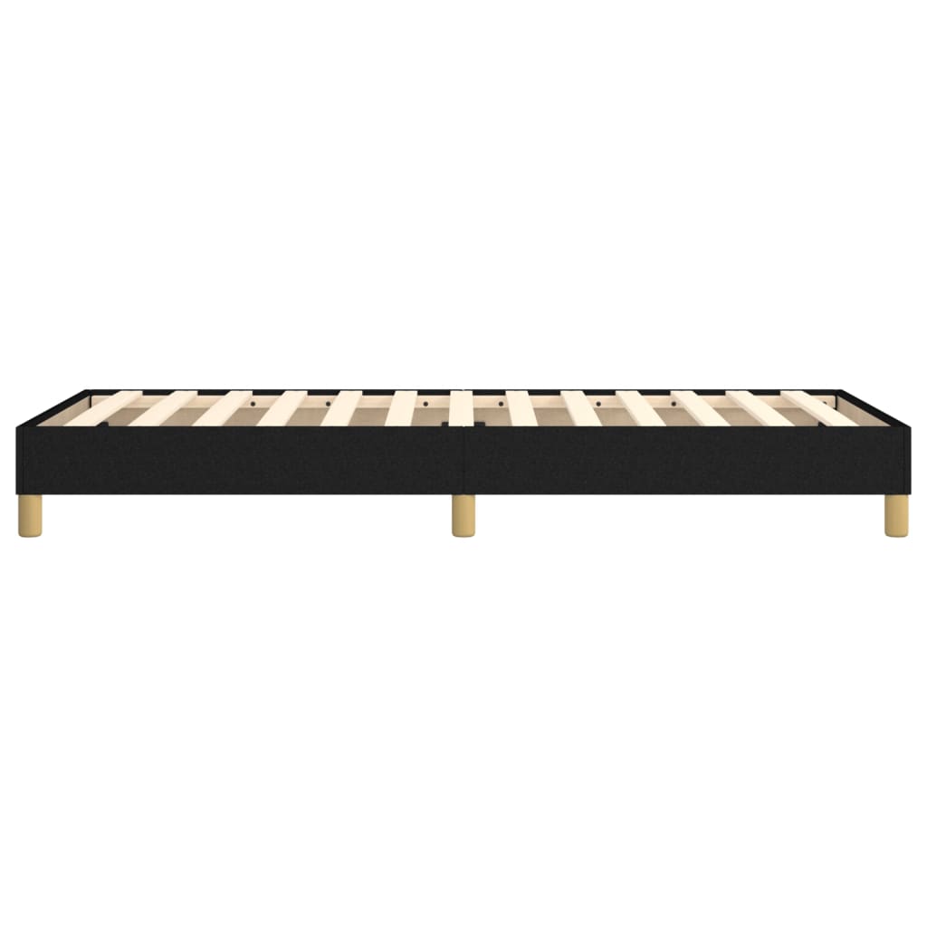 Estructura de cama sin colchón tela negro 90x190 cm v2377 - Vetonek