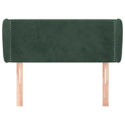 Cabecero de terciopelo verde oscuro 93x23x78/88 cm V9078 Vetonek