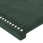 Cabecero de terciopelo verde oscuro 93x23x78/88 cm V9078 Vetonek