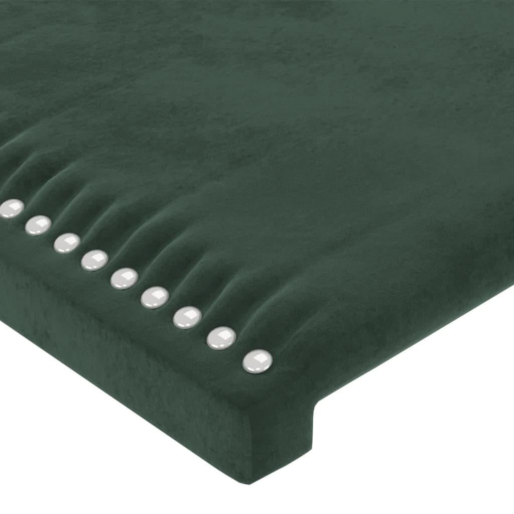 Cabecero de terciopelo verde oscuro 93x23x78/88 cm V9078 Vetonek
