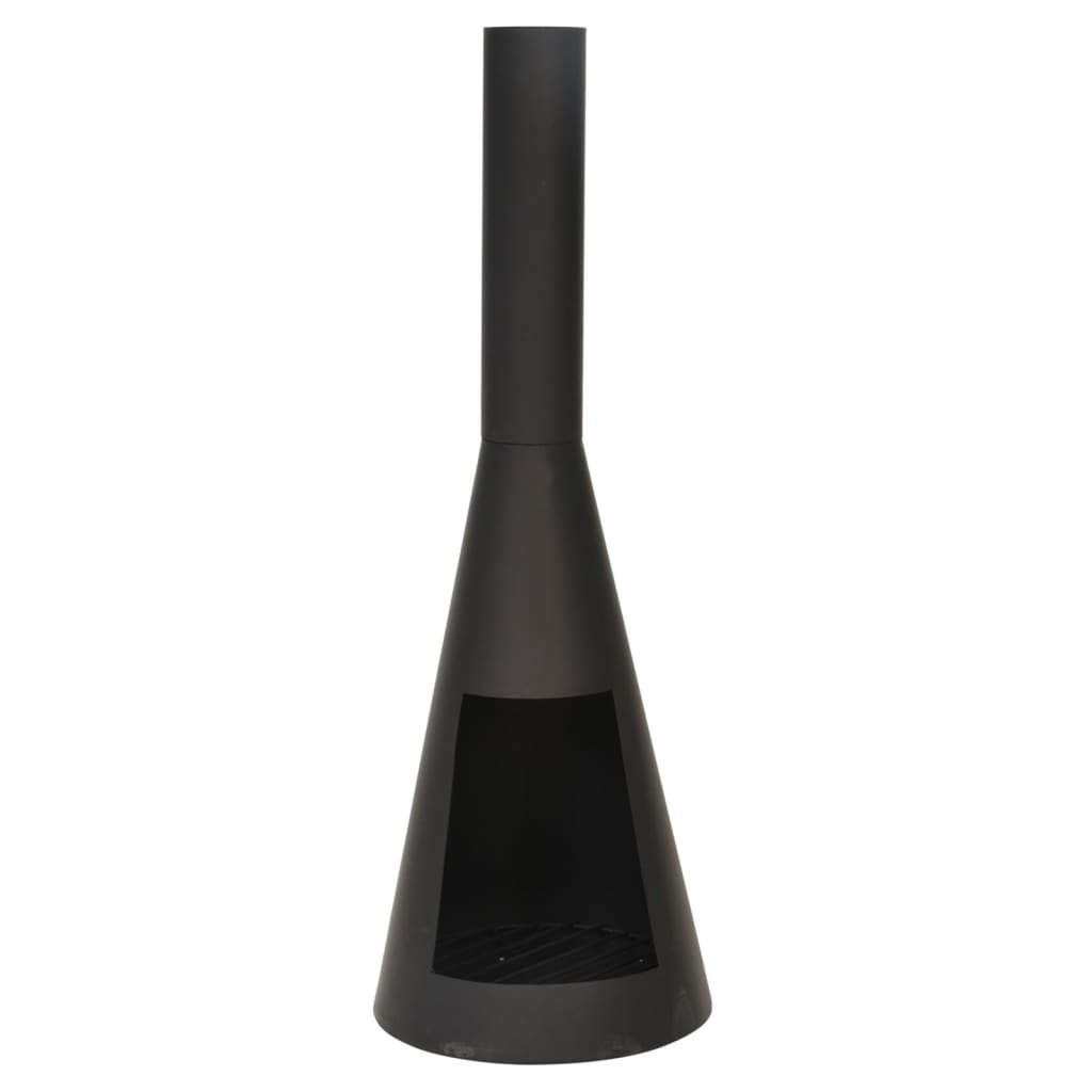 ProGarden Chimenea con tubo Ambient negro 100 cm