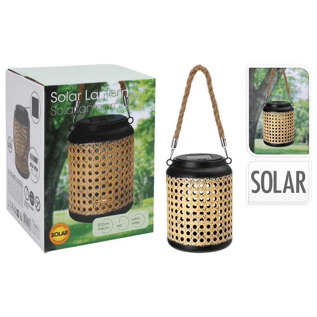 Farol solar led con asa 12x16 cm v5367 Vetonek