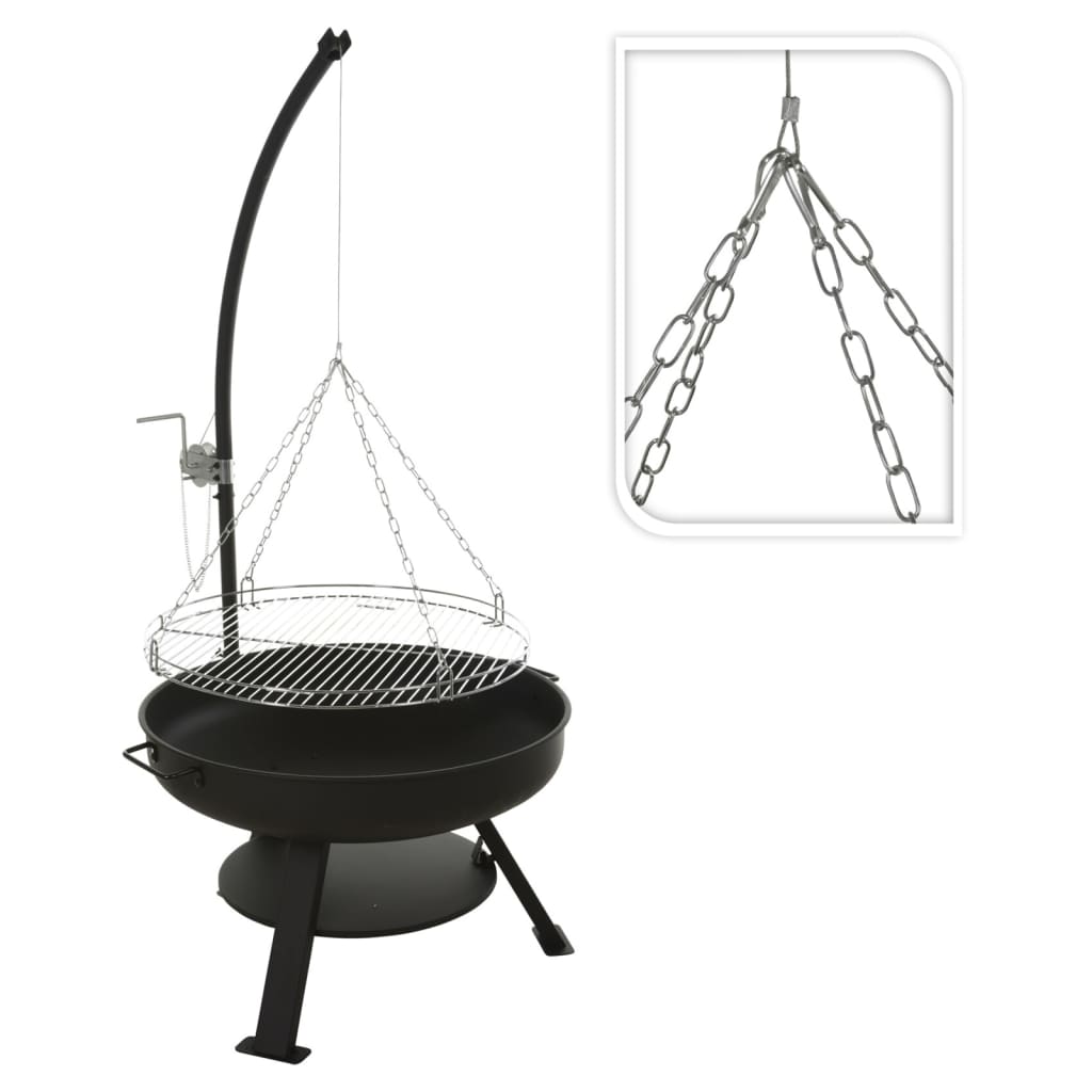 ProGarden Brasero con barbacoa VAGGAN 60 cm