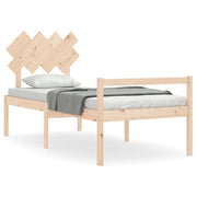 Cama para idosos com cabeceira de madeira maciça V6813 Vetonek