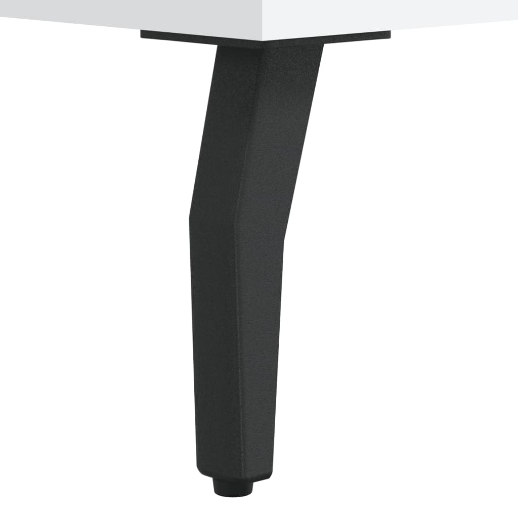 Aparador alto madera contrachapada blanco 69,5x34x180 cm V9401 Vetonek