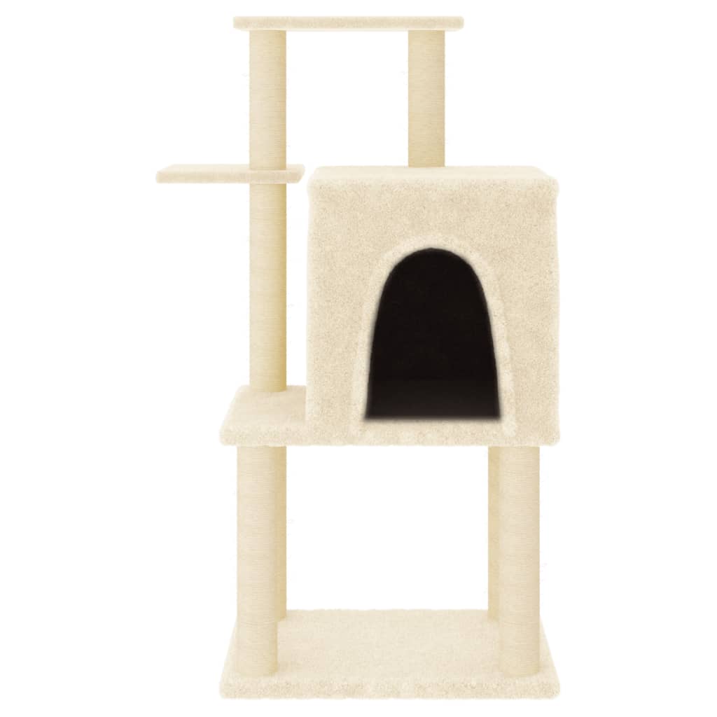 Cats with SISAL CREAM POSTES 97 cm