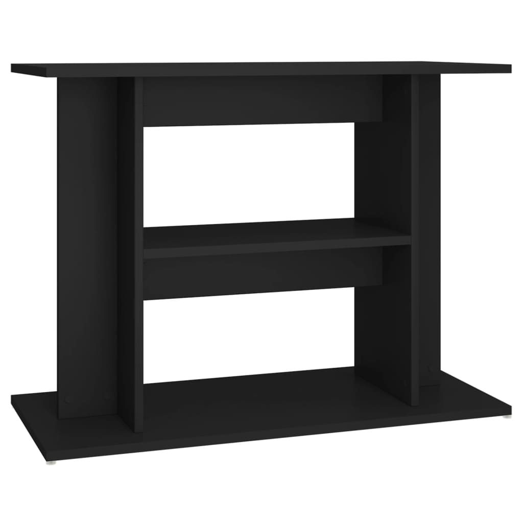 Soporte para acuario madera de ingeniería negro 80x35x60 cm vidaXL