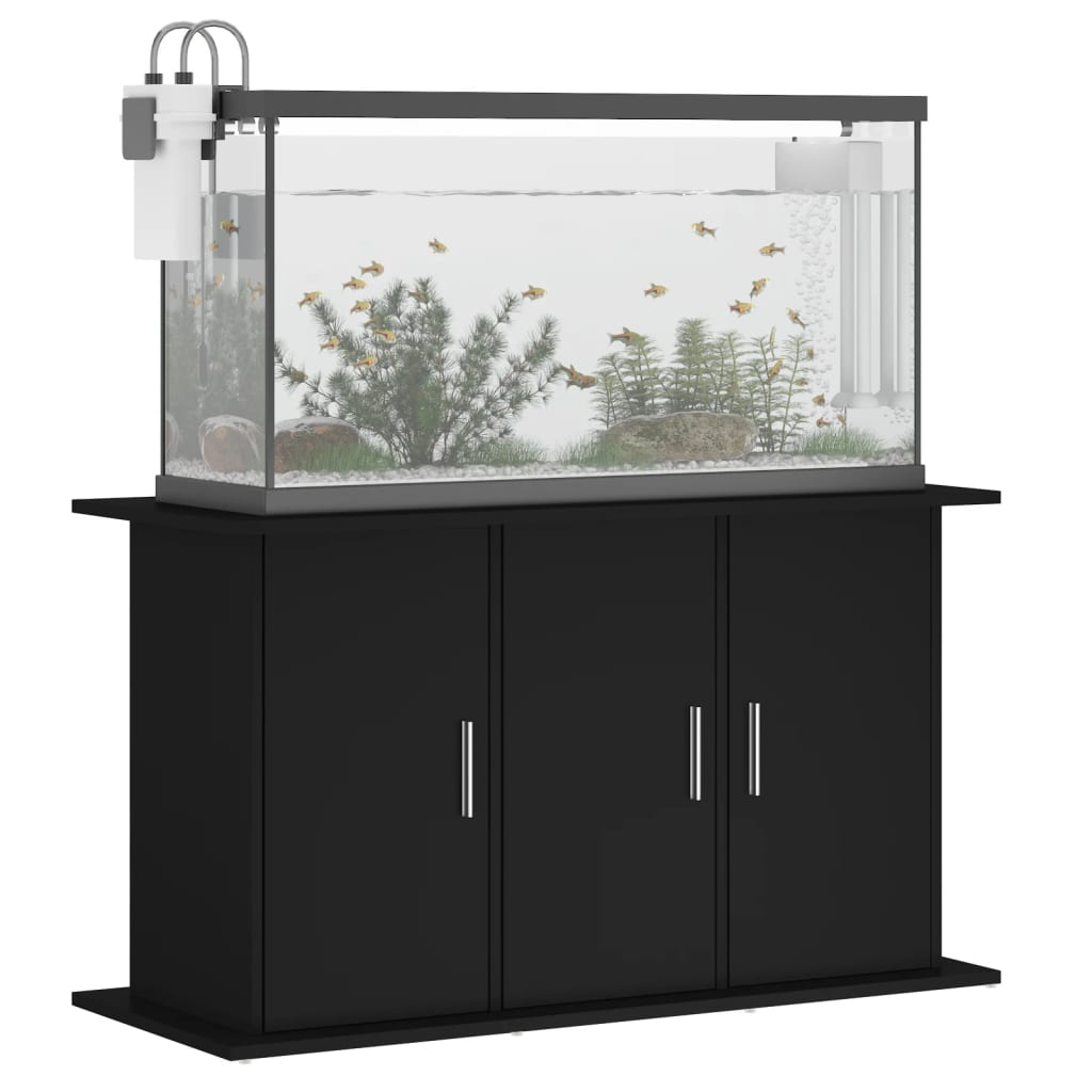 Soporte para acuario madera de ingeniería negro 101x41x58 cm vidaXL