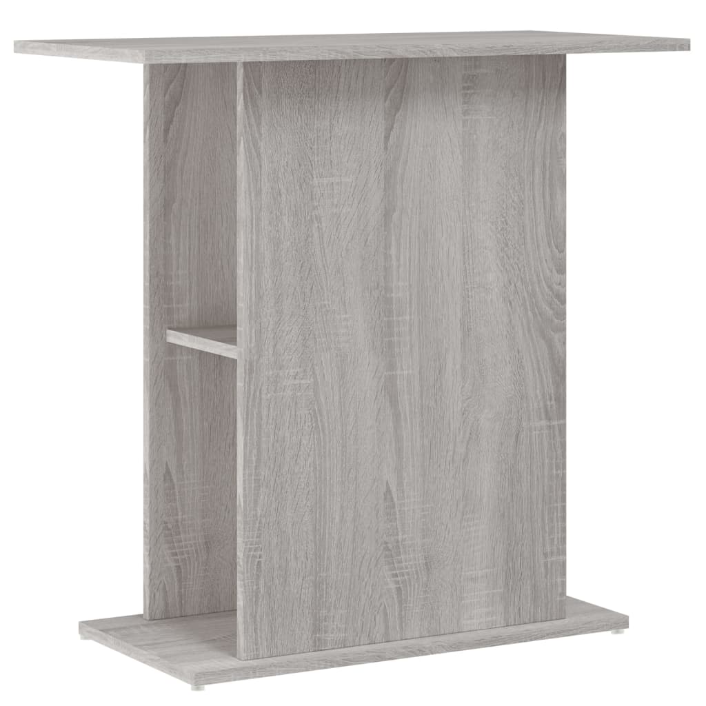 Soporte de acuario madera sintetizada Nexus gris Vica Home75x36x72,5 cm vidaXL