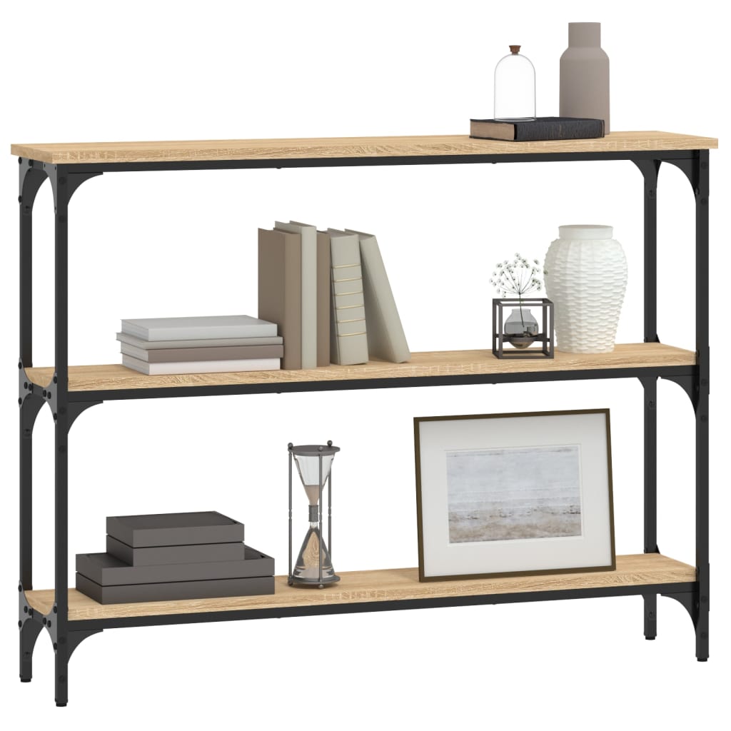 Sonoma Roble Wooden Console Tabela 100x22.5x75 cm