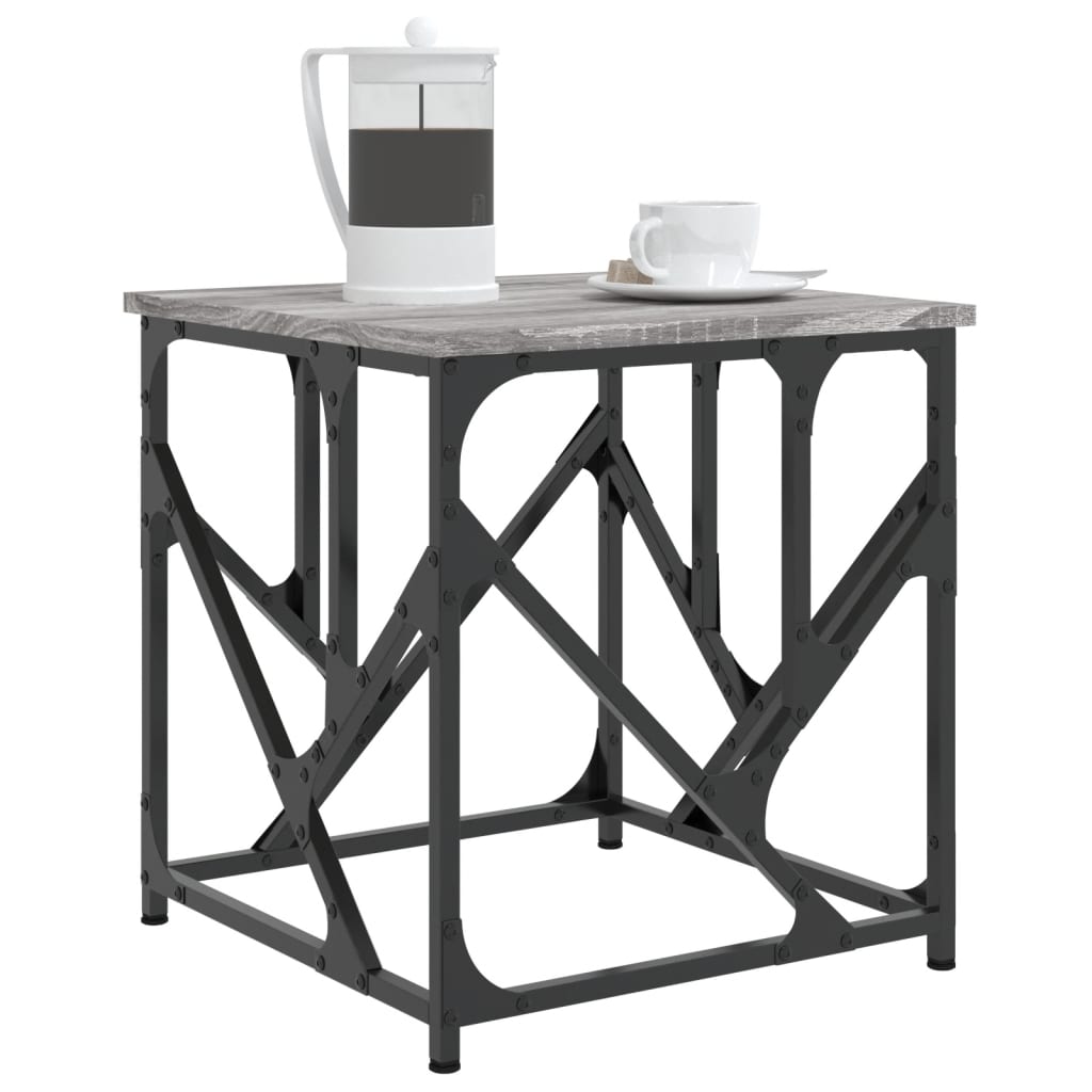 Sonoma Grey Engineering Wood Center Tabella 45x45x47,5 cm