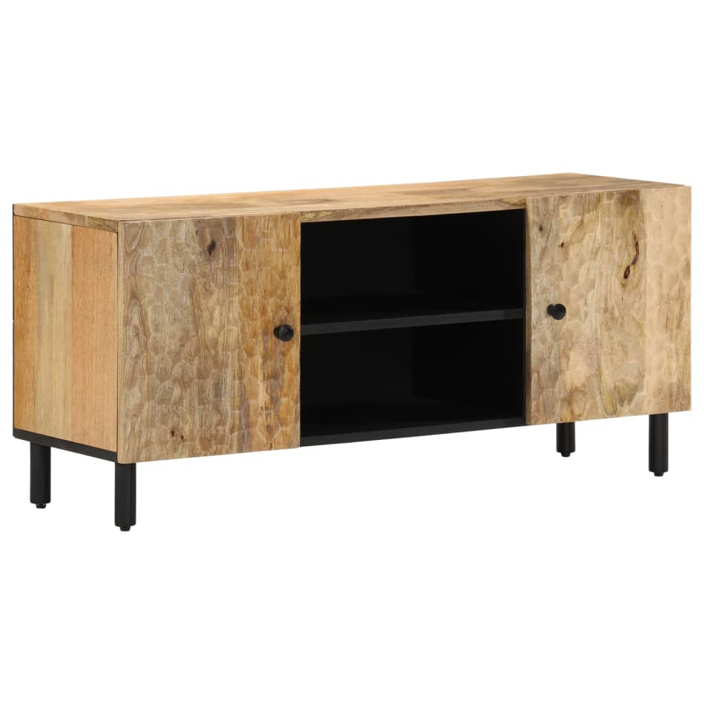 Vetonek Mueble de TV madera maciza de mango 105x33x46 cm