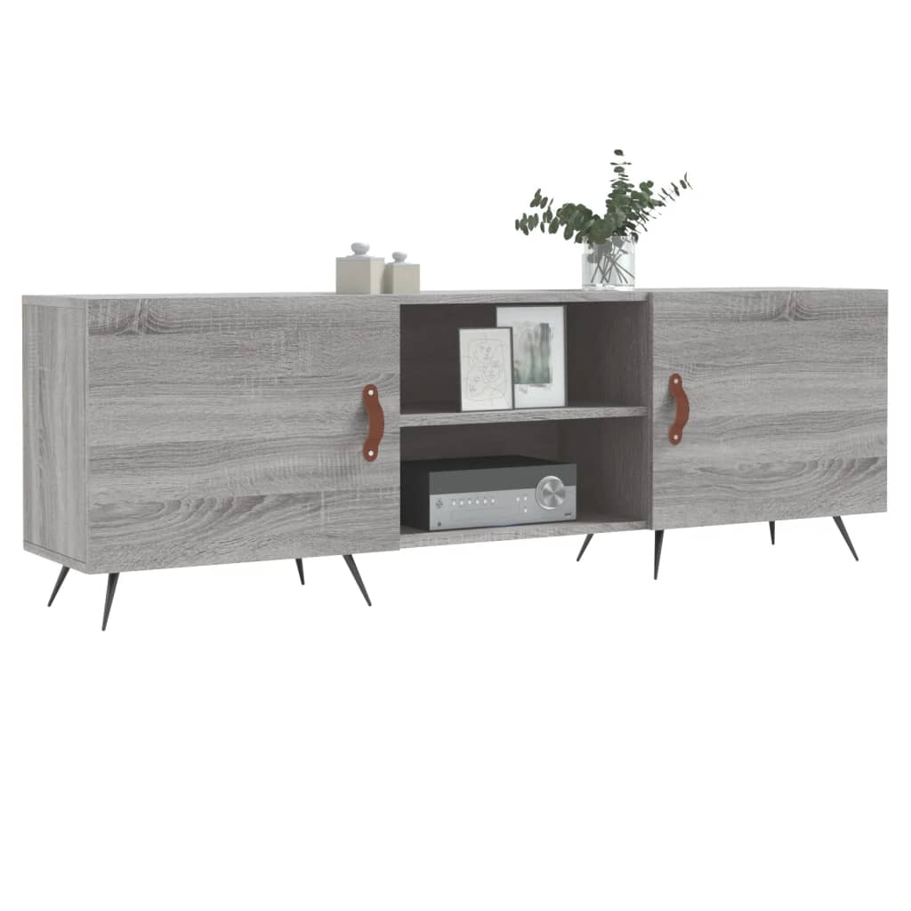 SONOMA GRAY ENGINEERING WOOD TV furniture 150x30x50 cm