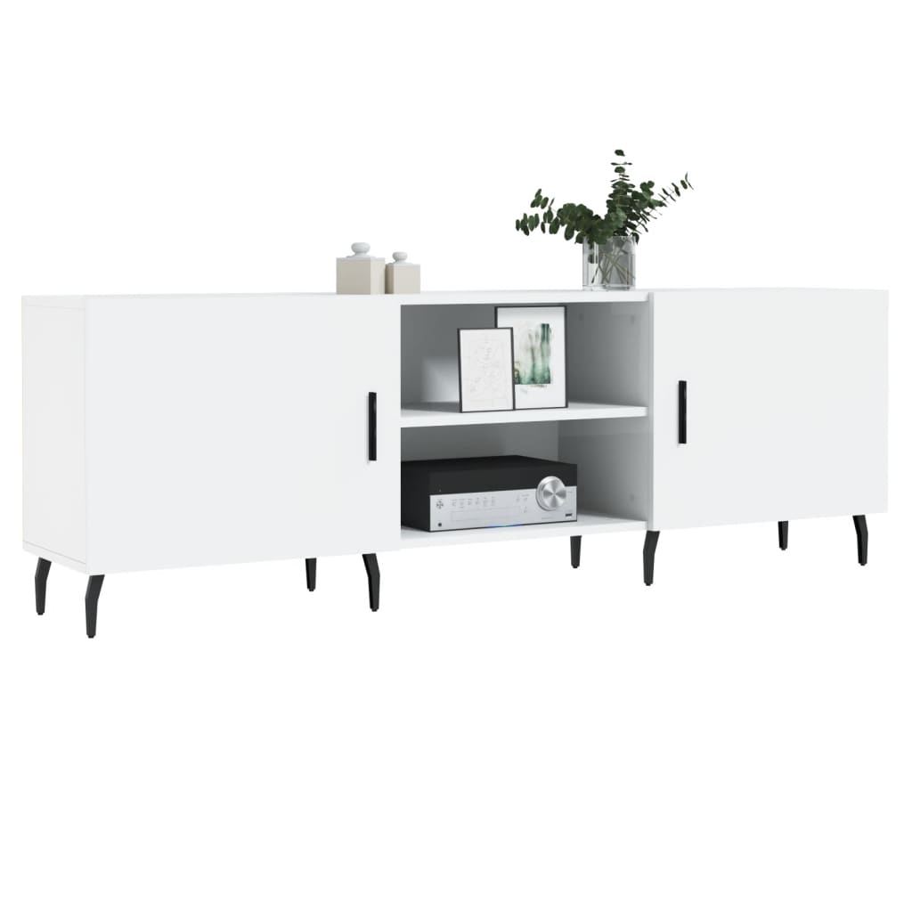 Fernsehschrank Bright White Engineering Wood 150x30x50 cm