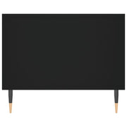 Mesa de centro madera contrachapada negro 102x50x40 cm V7382 Vetonek