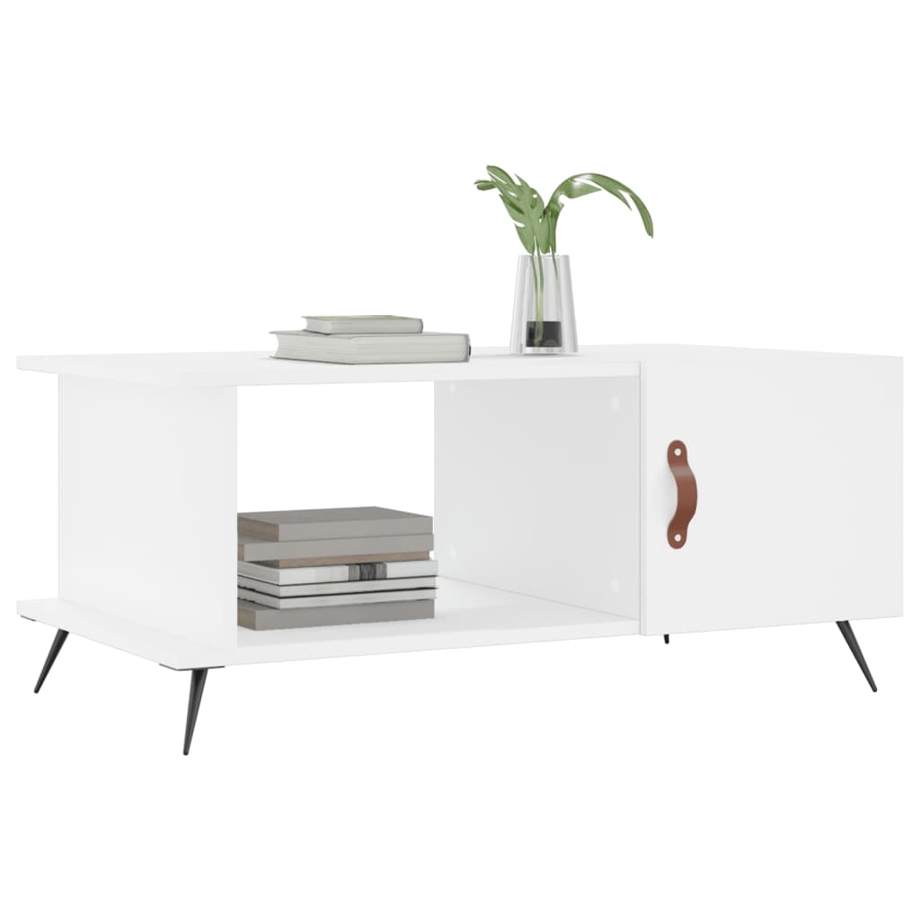 White wooden table 90x50x40 cm