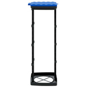 Porta-sacos de lixo 2 peças pp preto e azul 120 l v1723 - Vetonek