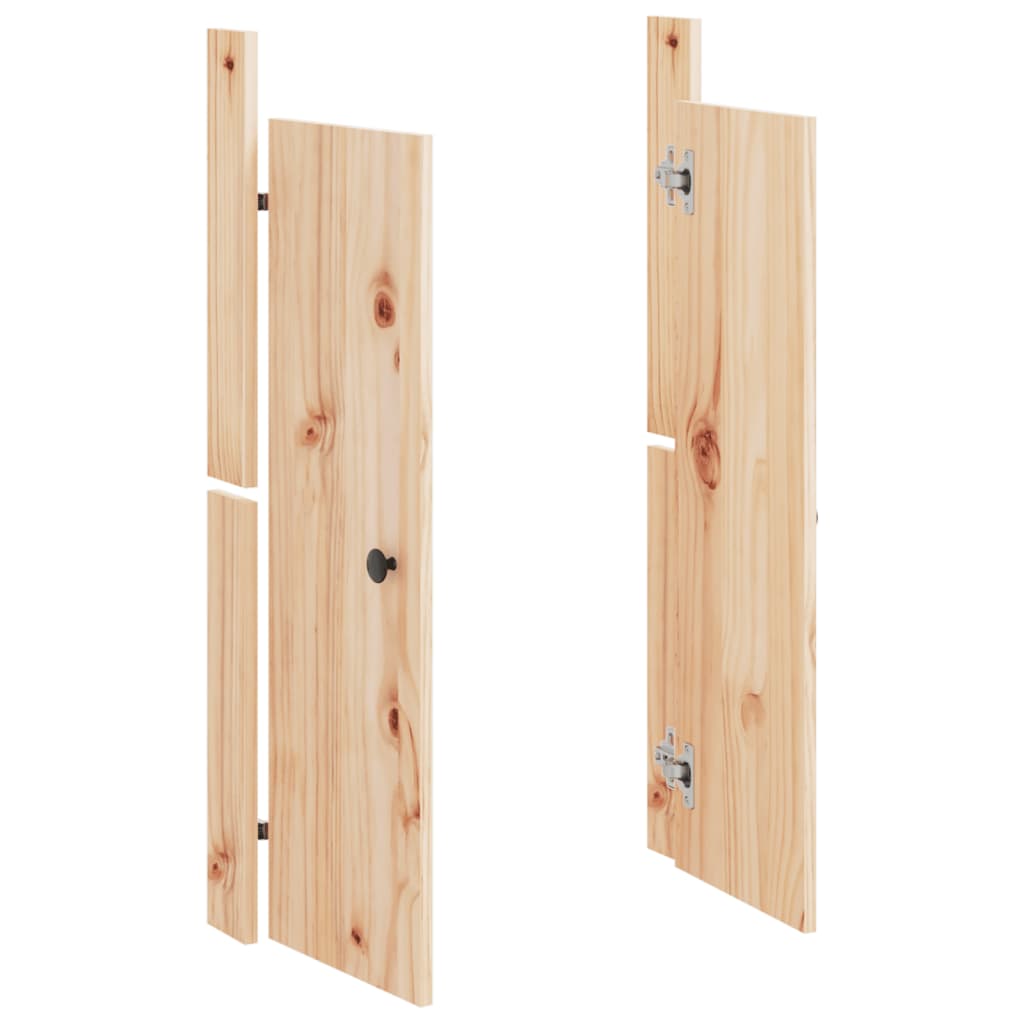 Porte da cucina in legno in solido pino 50x9x82cm