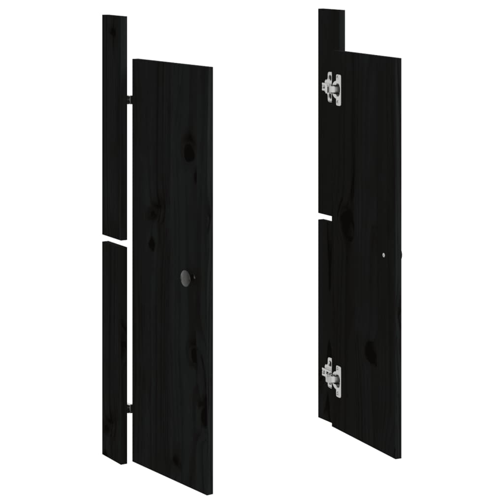 Portes de cuina a l'aire lliure Maciza Black Pine 50x9x82cm