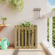 Jardinière clôture design bois de pin imprégné 70x70x70 cm v4175 Vetonek