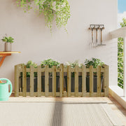 Clôture de jardin surélevée en bois de pin imprégné 150x50x50cm v4472 Vetonek
