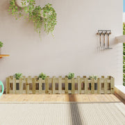 Clôture de jardin surélevée en bois de pin imprégné 200x30x30cm v4571 Vetonek