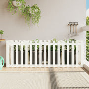 Lit de jardin surélevé avec clôture en bois de pin blanc 200x50x70cm v4649 Vetonek