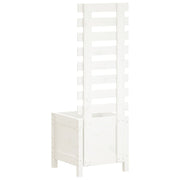 Jardinera estantería madera maciza pino blanco 39x39,5x114 cm v4694 - Vetonek