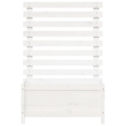 Jardinera estantería madera maciza pino blanco 79x39,5x114 cm v4731 - Vetonek