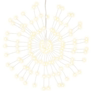 Luces de navidad de estrellas 140 led blanco cálido 17 cm v5110 Vetonek