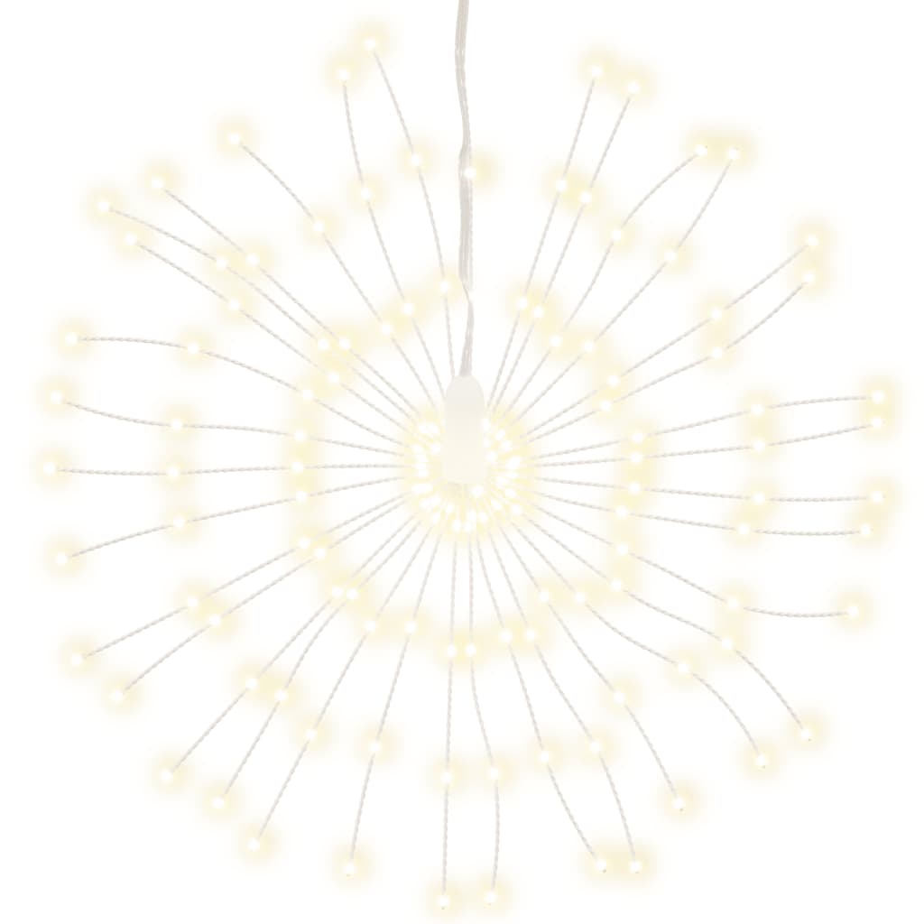 Luces de navidad de estrellas 140 led blanco cálido 17 cm v5110 - Vetonek