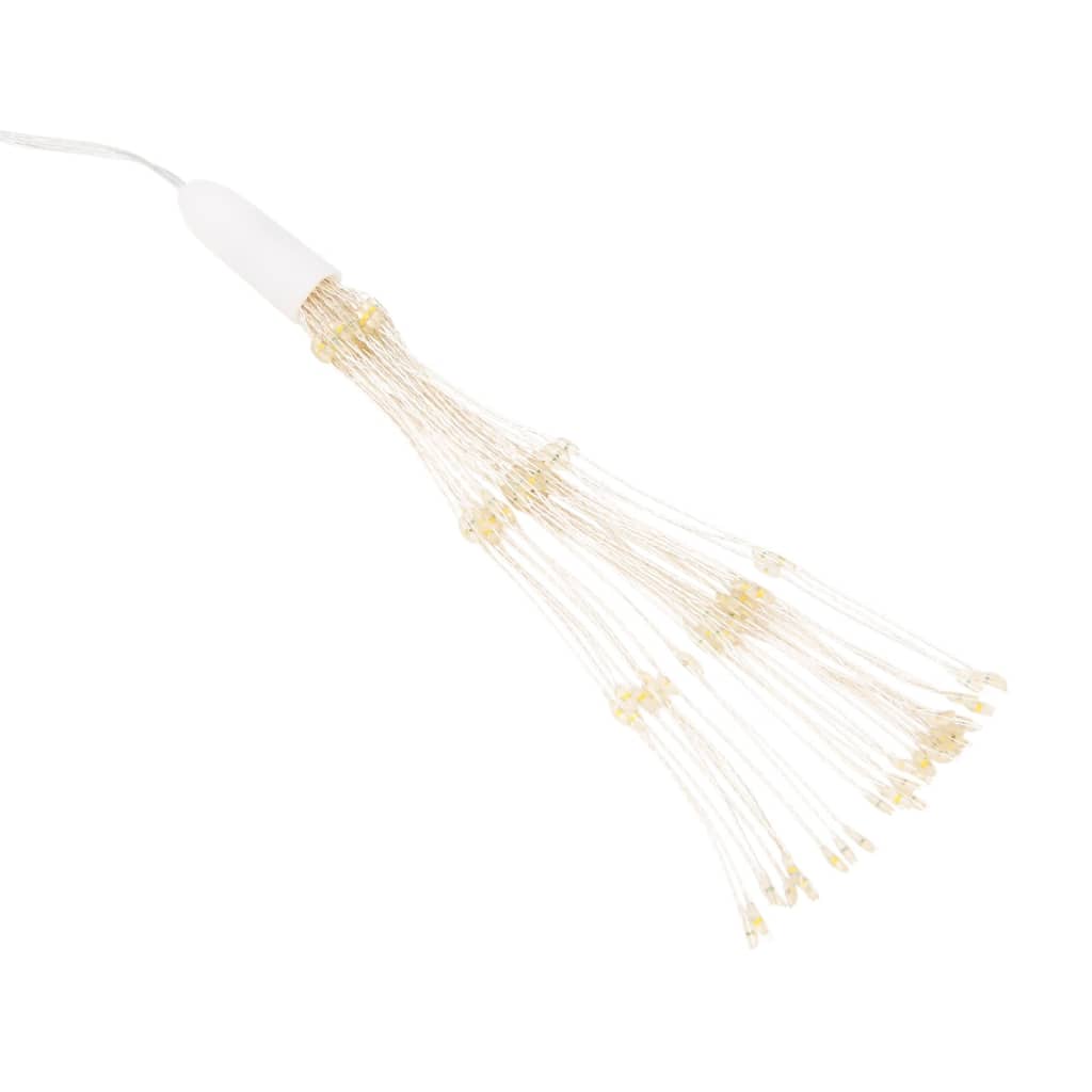 Luces de navidad de estrellas 140 led blanco cálido 17 cm v5110 - Vetonek