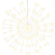 Luces de navidad de estrellas 4 uds 140 led blanco cálido 17 cm v5127 - Vetonek