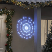 Luces de navidad de estrellas 4 uds 140 led blanco frío 17 cm v5141 Vetonek