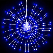 Luces de navidad de estrellas 140 led azul 17 cm v5158 - Vetonek