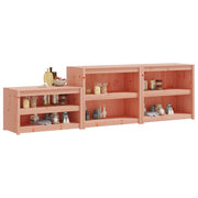 Muebles de cocina exterior 3 pzas madera maciza abeto douglas v5455 - Vetonek