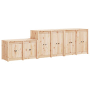 Muebles de cocina de exterior 3 piezas madera maciza de pino V5509 Vetonek