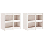 Muebles de cocina de exterior 3 pzas madera maciza pino blanco v5516 - Vetonek