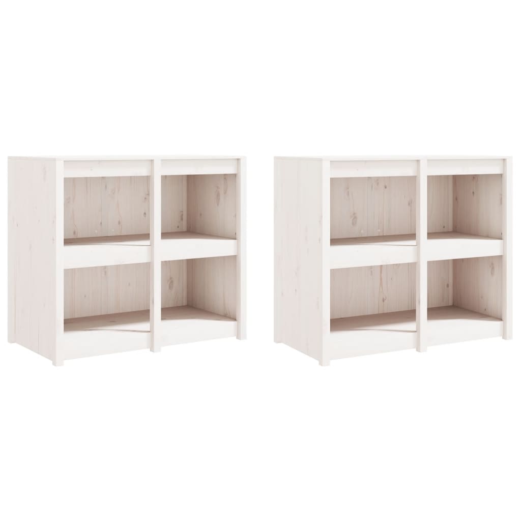 Muebles de cocina de exterior 3 pzas madera maciza pino blanco v5516 - Vetonek