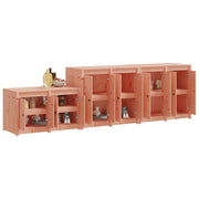 Muebles de cocina exterior 3 pzas madera maciza abeto douglas v5530 - Vetonek