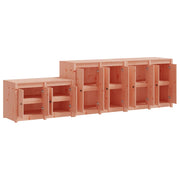 Muebles de cocina exterior 3 pzas madera maciza abeto douglas v5530 - Vetonek