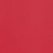 Red synthetic leather armchair with stool V6681 Vetonek