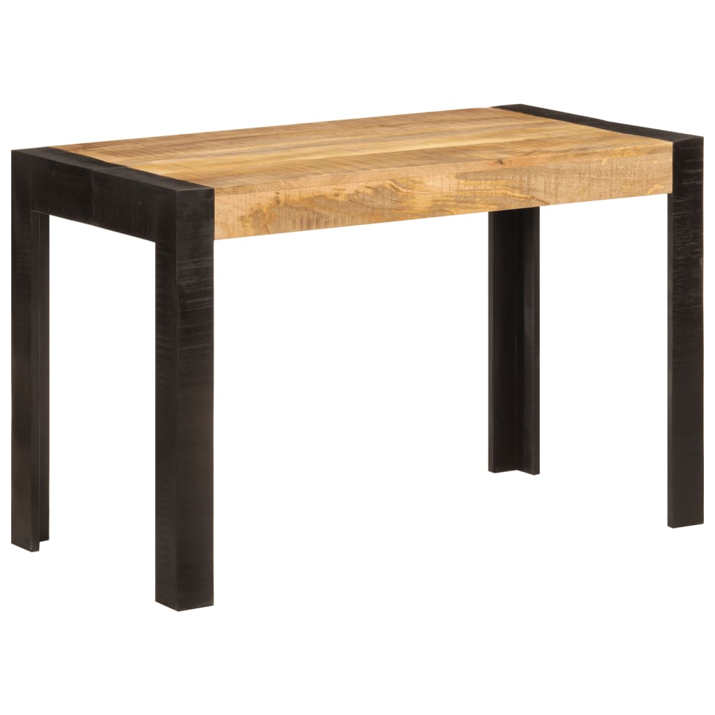 Vetonek Mesa de comedor madera maciza de mango 120x60x76 cm