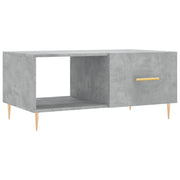 Mesa de centro madera contrachapada gris hormigón 90x50x40 cm V1203 Vetonek