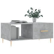 Mesa de centro madera contrachapada gris hormigón 90x50x40 cm V1203 Vetonek