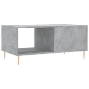 Mesa de centro madera contrachapada gris hormigón 90x50x40 cm V1203 Vetonek