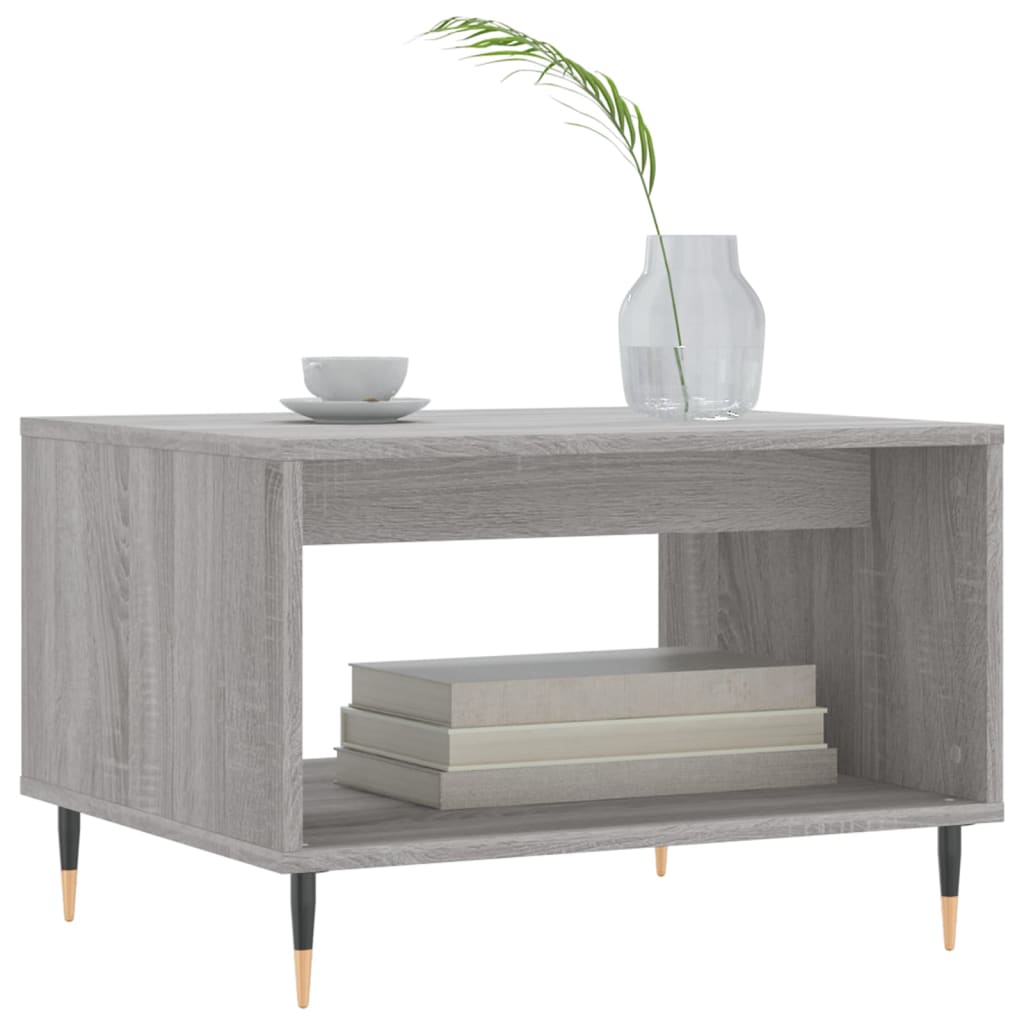 Sonoma Gray Engineering Wood Center Table 60x50x40 cm