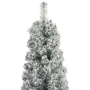 Árbol navidad estrecho con soporte y nieve artificial pvc 300cm v3030 Vetonek